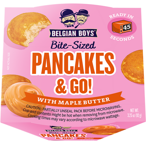 Bite-Sized Pancakes & Go: Maple Butter